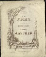 La Favorite de Donizetti : morceau de concert pour piano par J. Ascher, op. 74, À Mademoiselle Anna Hedley.